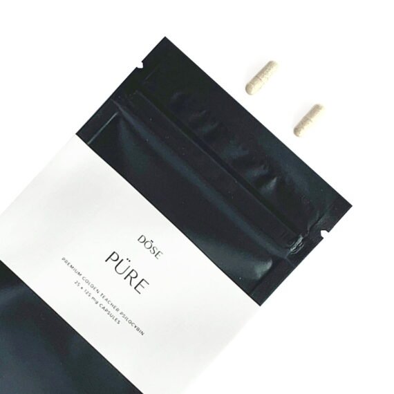 Dose Pure Golden Teacher Microdose Psilocybin Capsules