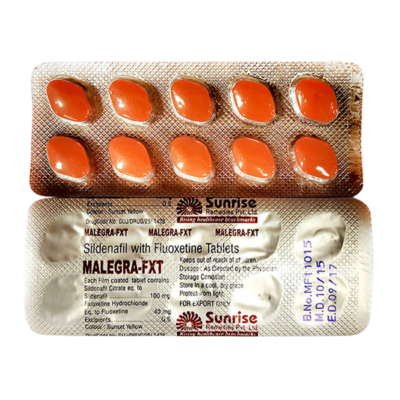 Malegra FXT (Sildenafil/Fluoxetine)