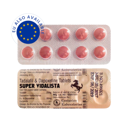 Super Vidalista 20mg+60mg (Tadalafil+Dapoxetine)