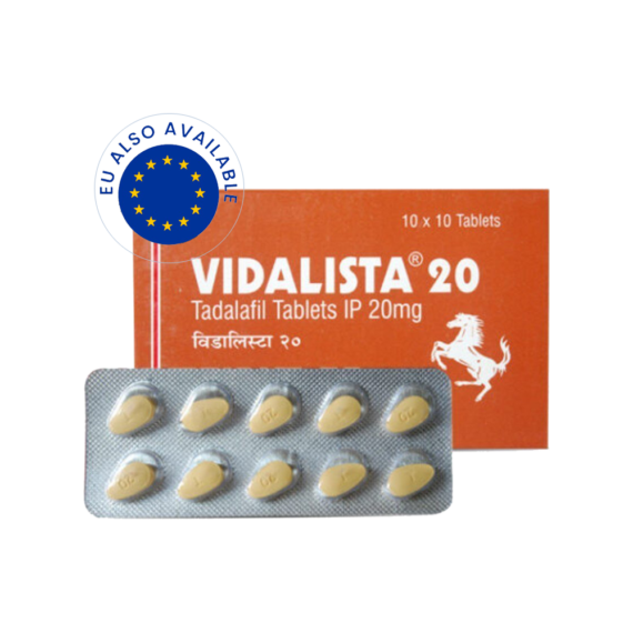 Vidalista 20mg (Tadalafil)