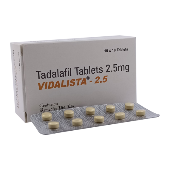 Vidalista 2.5mg (Tadalafil)