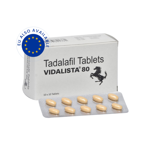 Vidalista 80mg (Tadalafil)
