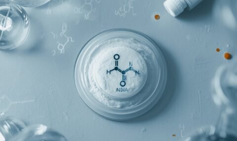 lucid-origin_A_clean_educational_still_life_depicting_MDMA_with_a_stylized_molecular_structur-0