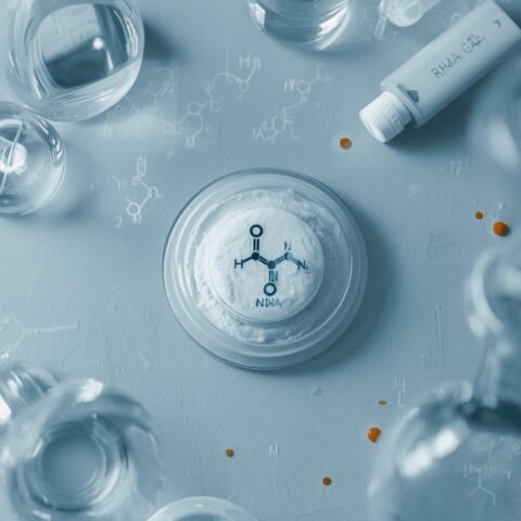 lucid-origin_A_clean_educational_still_life_depicting_MDMA_with_a_stylized_molecular_structur-0