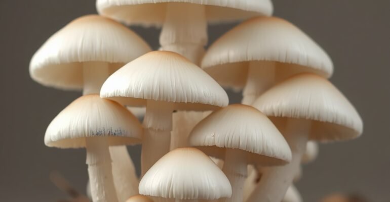 lucid-origin_Albino_A_plus_magic_mushrooms_arranged_in_a_natural_cluster_featuring_ivory-whit-0