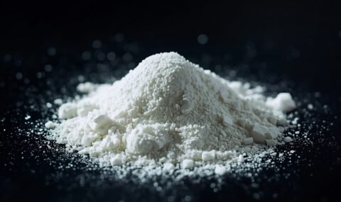 lucid-origin_Extreme_macro_photograph_of_fine_MDMA_dust_as_a_small_irregular_mound_of_pale_cr-0